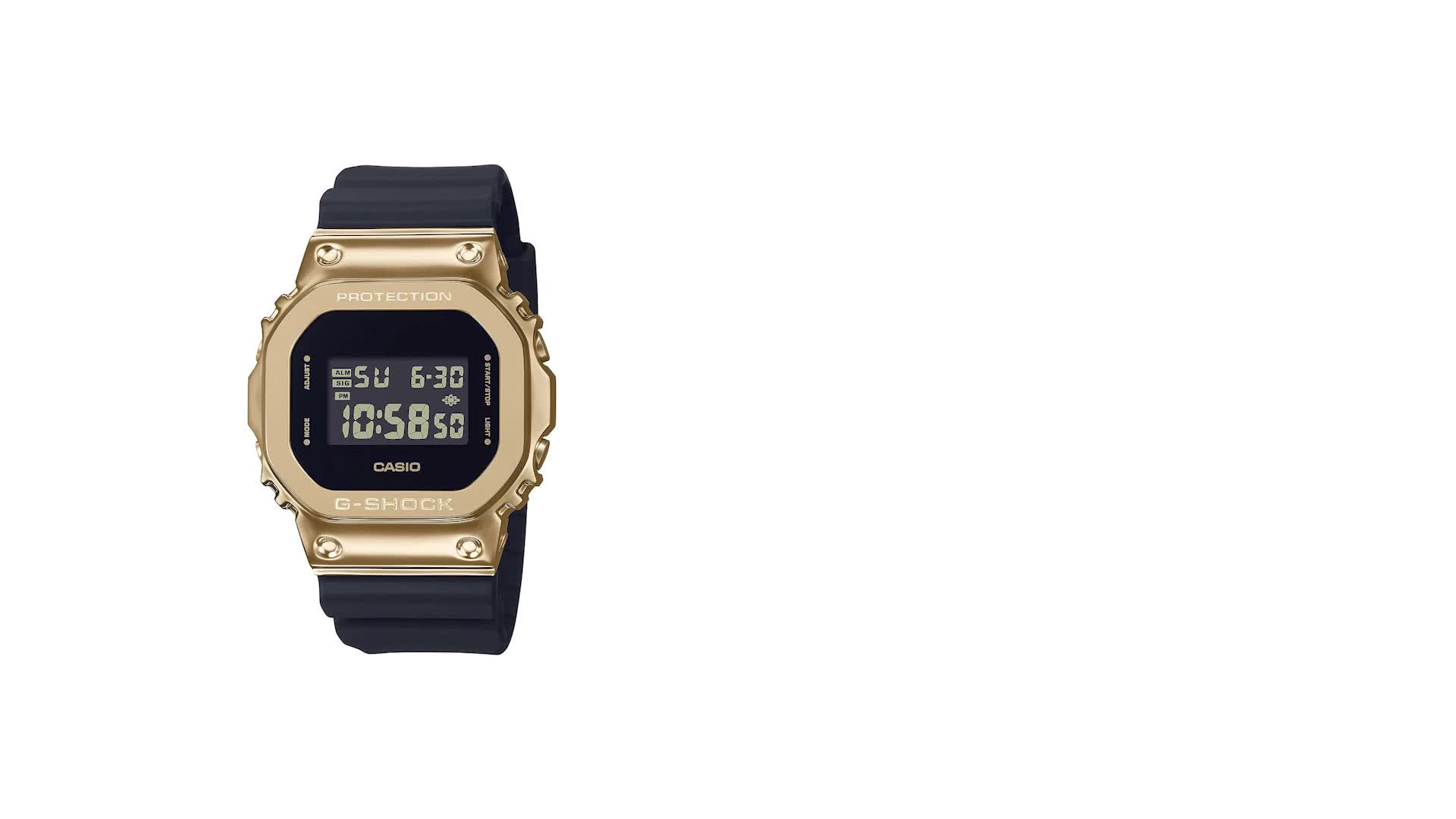 Buy Casio G-Shock GM-5600G-9DR Gold IP Black Digital Dial Black